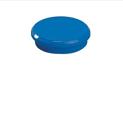 Magneti Dahle rotondi Ø 24 mm blu altezza 7 mm - forza 3 N - conf. 10 pezzi - R955246